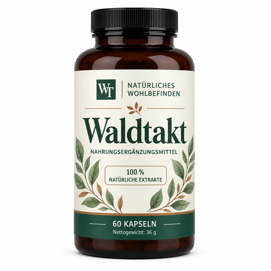 Waldtakt – Produktverpackung in einer Studioaufnahme